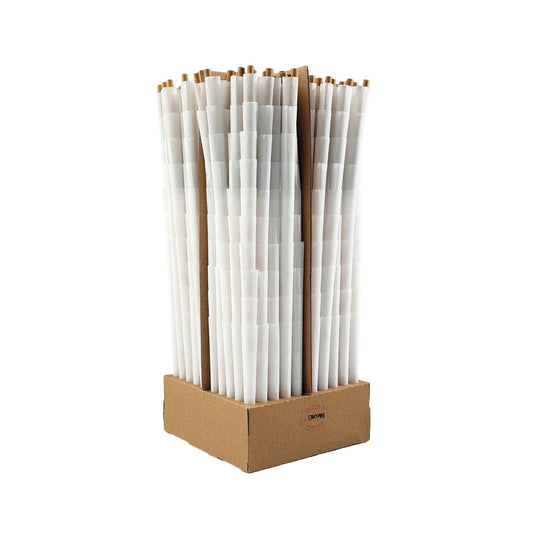 Box HZ Cones King Size Bleached White 109/21 mm 1000 Pcs