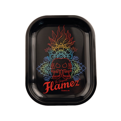 Display Flamez Rolling Tray Skull Small 18x14 cm V2