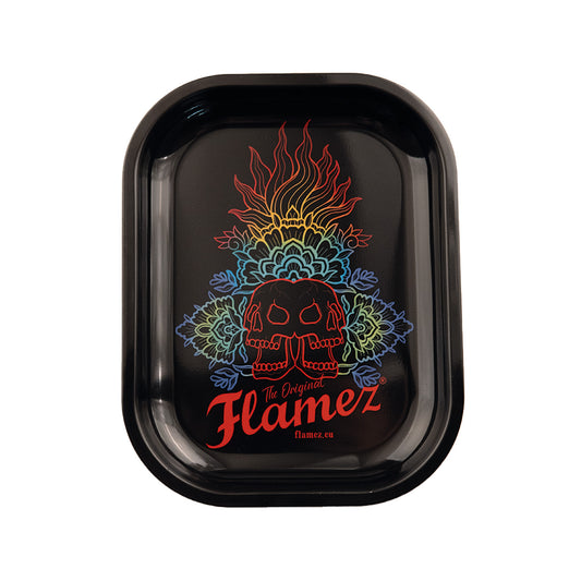 Display Flamez Rolling Tray Skull Small 18x14 cm V2
