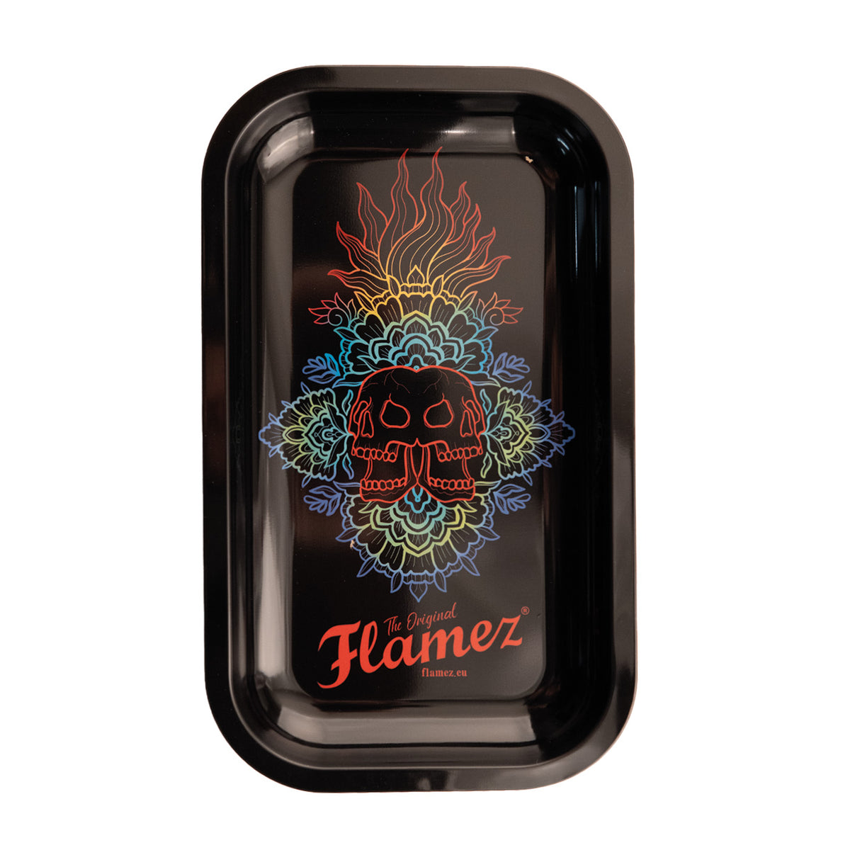 Display Flamez Rolling Tray Skull Medium 27x16 cm V2
