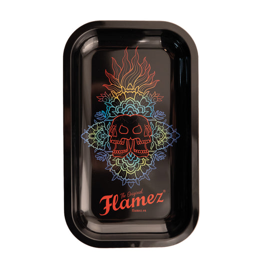 Display Flamez Rolling Tray Skull Medium 27x16 cm V2
