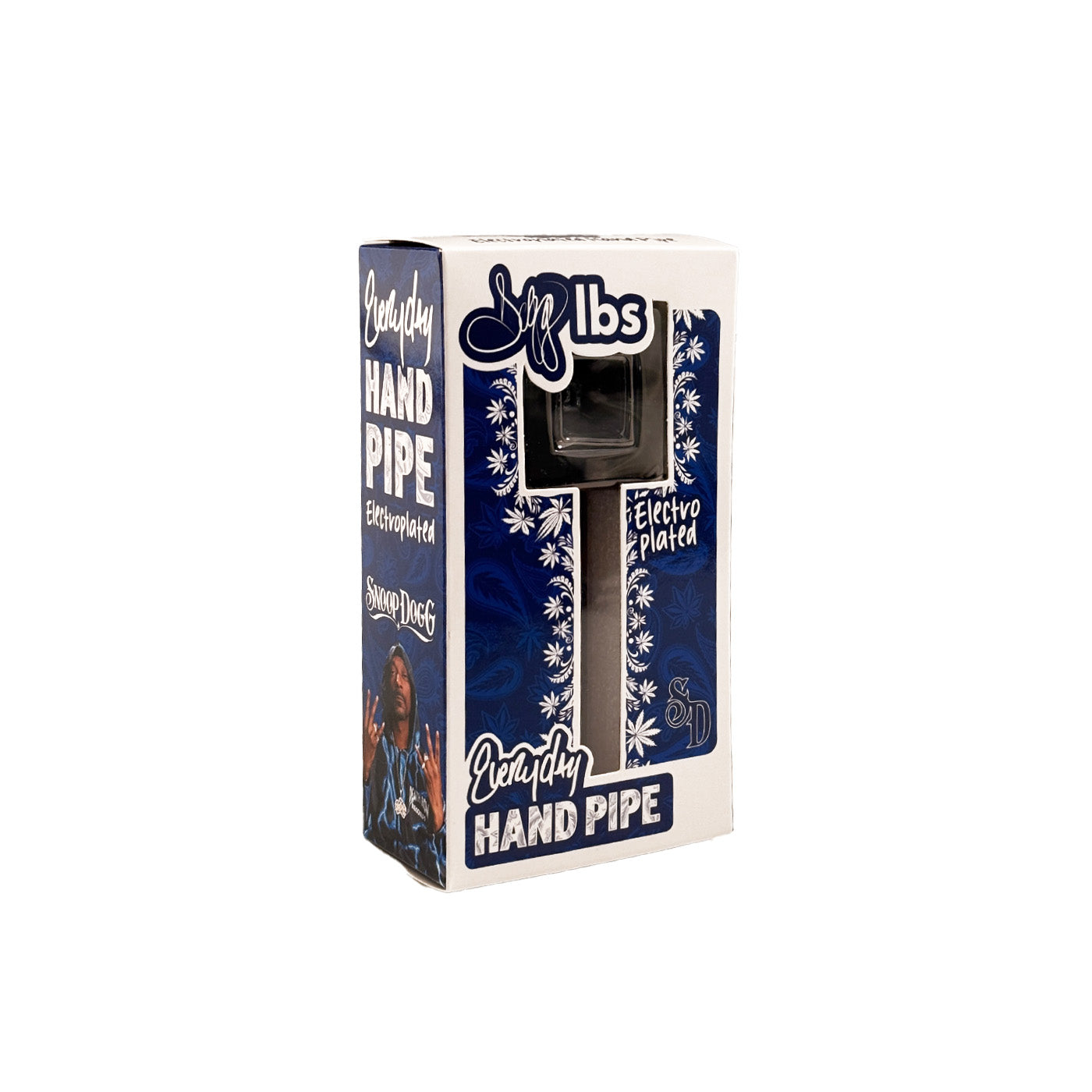 Dogg lbs Everyday Elektrogeplateerde Kubus Handpijp Rookgrijs