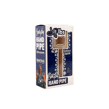 Dogg lbs Everyday Elektrogeplateerde Kubus Handpijp Goud