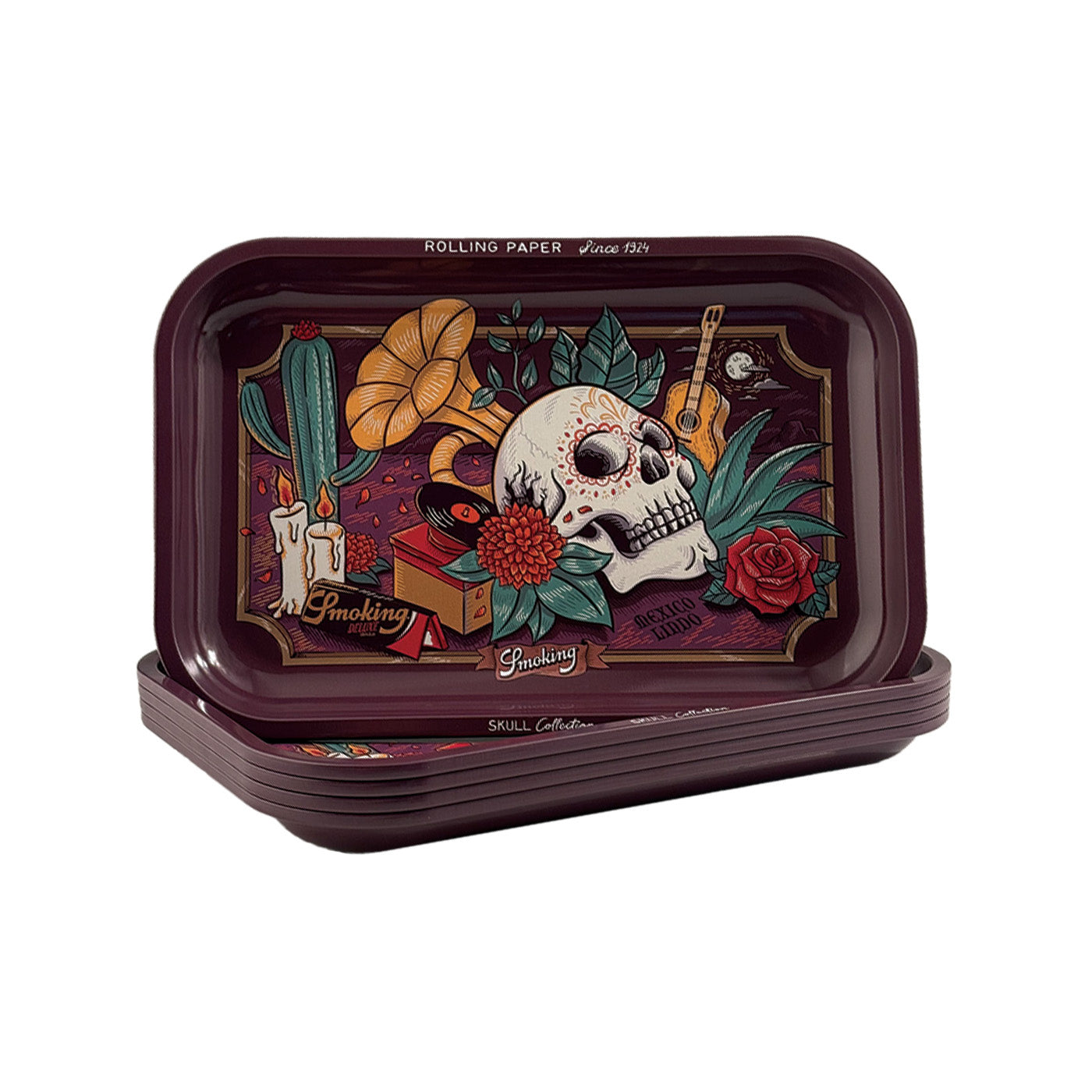 Display Smoking Rolling Tray Mexico Lindo