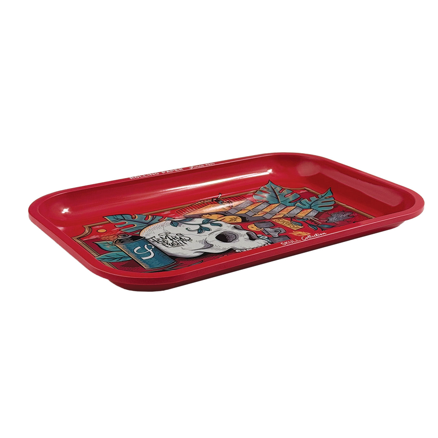 Display Smoking Rolling Tray Tempus Fugit 5 St. – dutchleaf.com