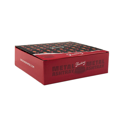 Display Smoking Metallic Asbak Zwart Vlammen