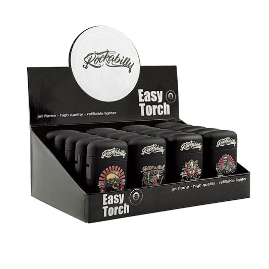 Display V-Fire Easy Torch Lighter Rock Music Design 20 Pcs