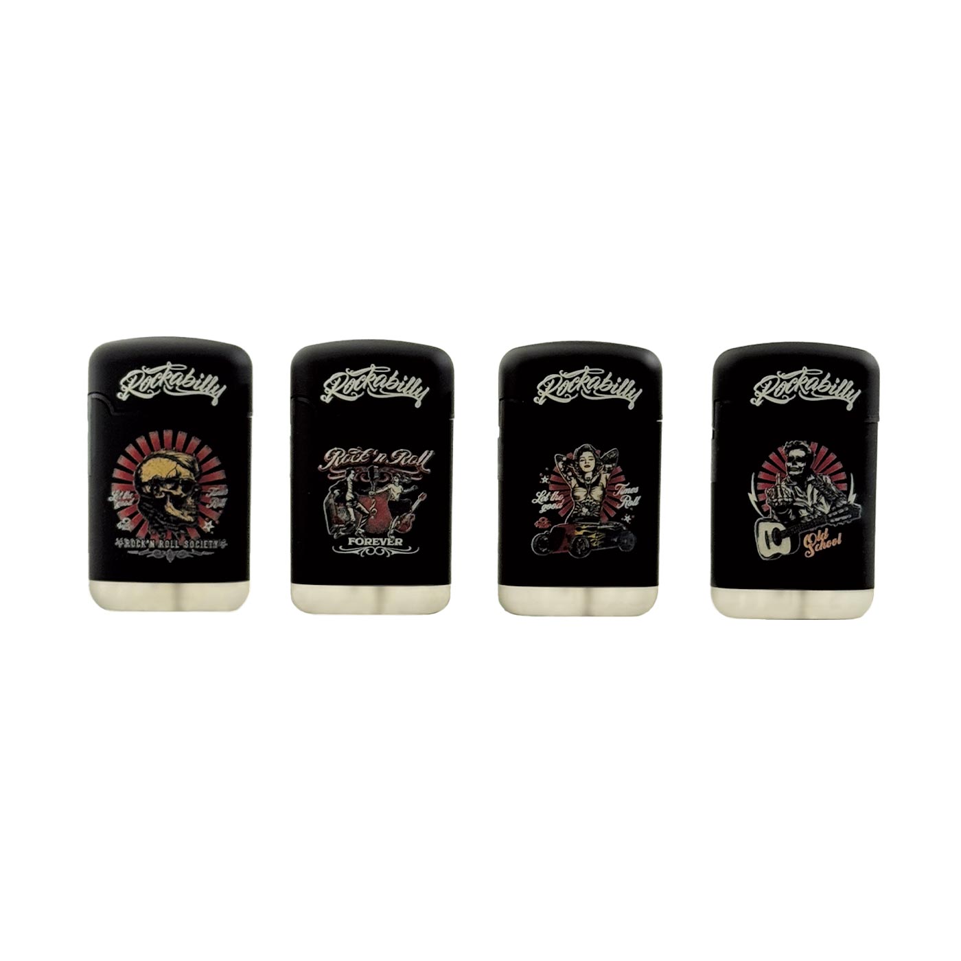 Display V-Fire Easy Torch Lighter Rock Music Design 20 Pcs
