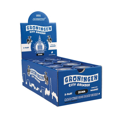 Display Bio-degradable Grinder met Magneet 55 mm Groningen 24 St.