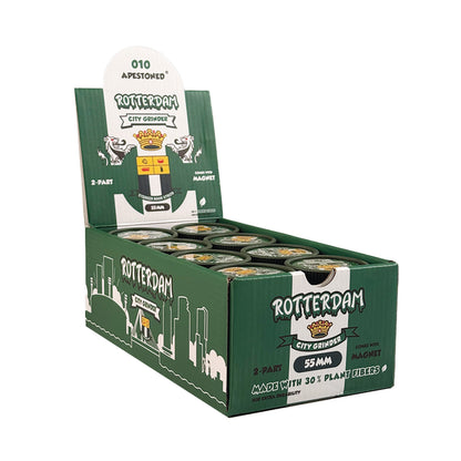 Display Bio-degradable Grinder met Magneet 55 mm Rotterdam 24 St.