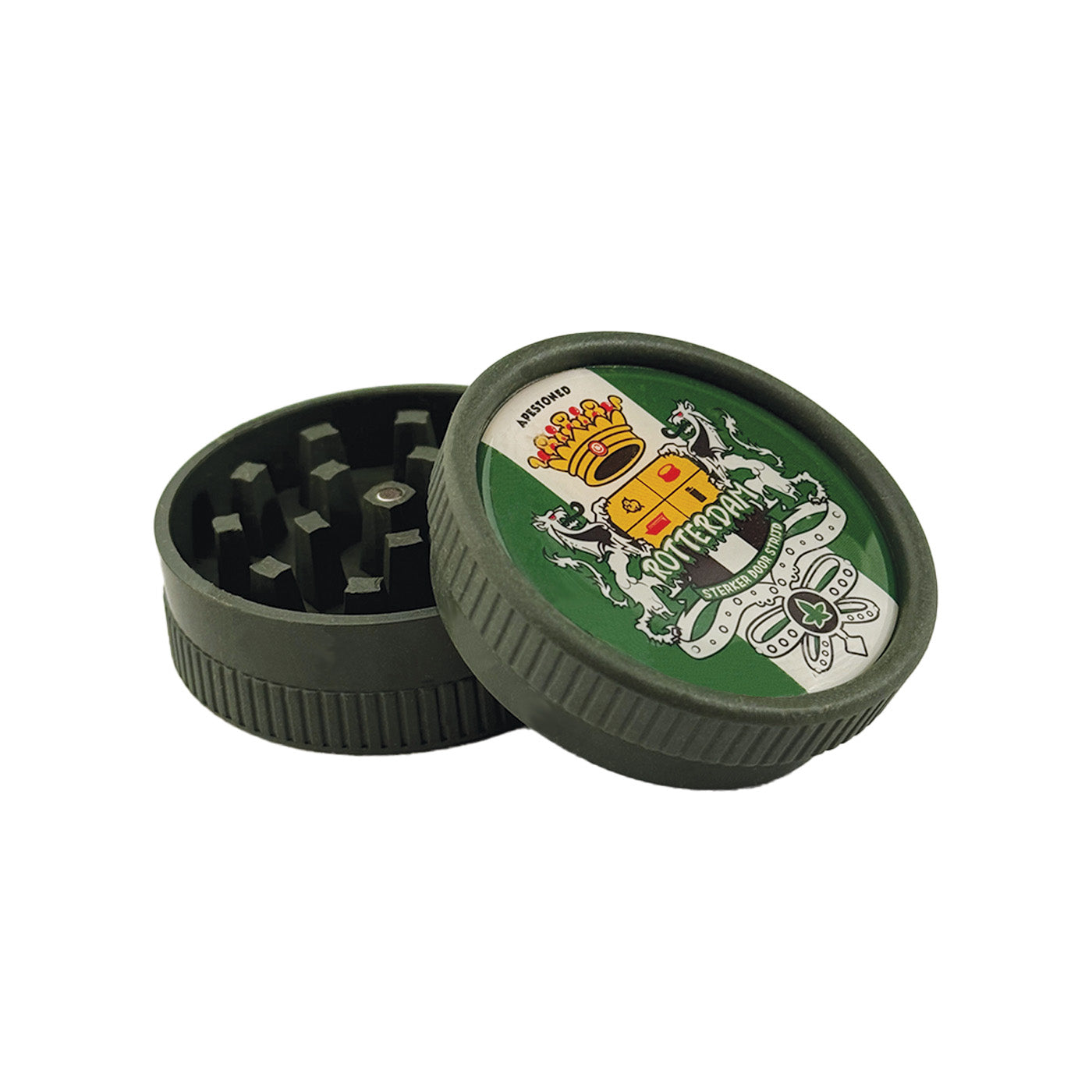 Display Bio-degradable Grinder met Magneet 55 mm Rotterdam 24 St.