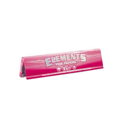 Display Elements Pink Papers King Size Slim 50 Pcs