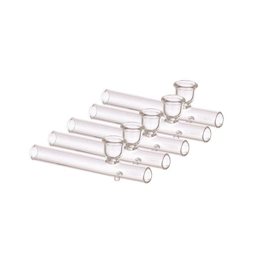 Glass Weed Pipe WB-239 One-hitter 5 Pcs