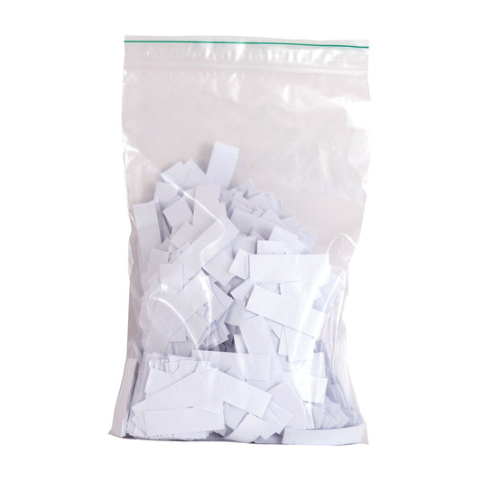 Bag colored paper tips white 2000 pcs