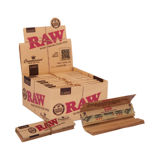 Display Raw Classic Connoisseur King Size Slim 24Pcs