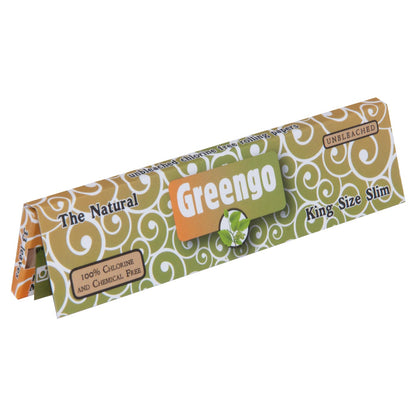 Display greengo unbleached king size slim 50 pcs