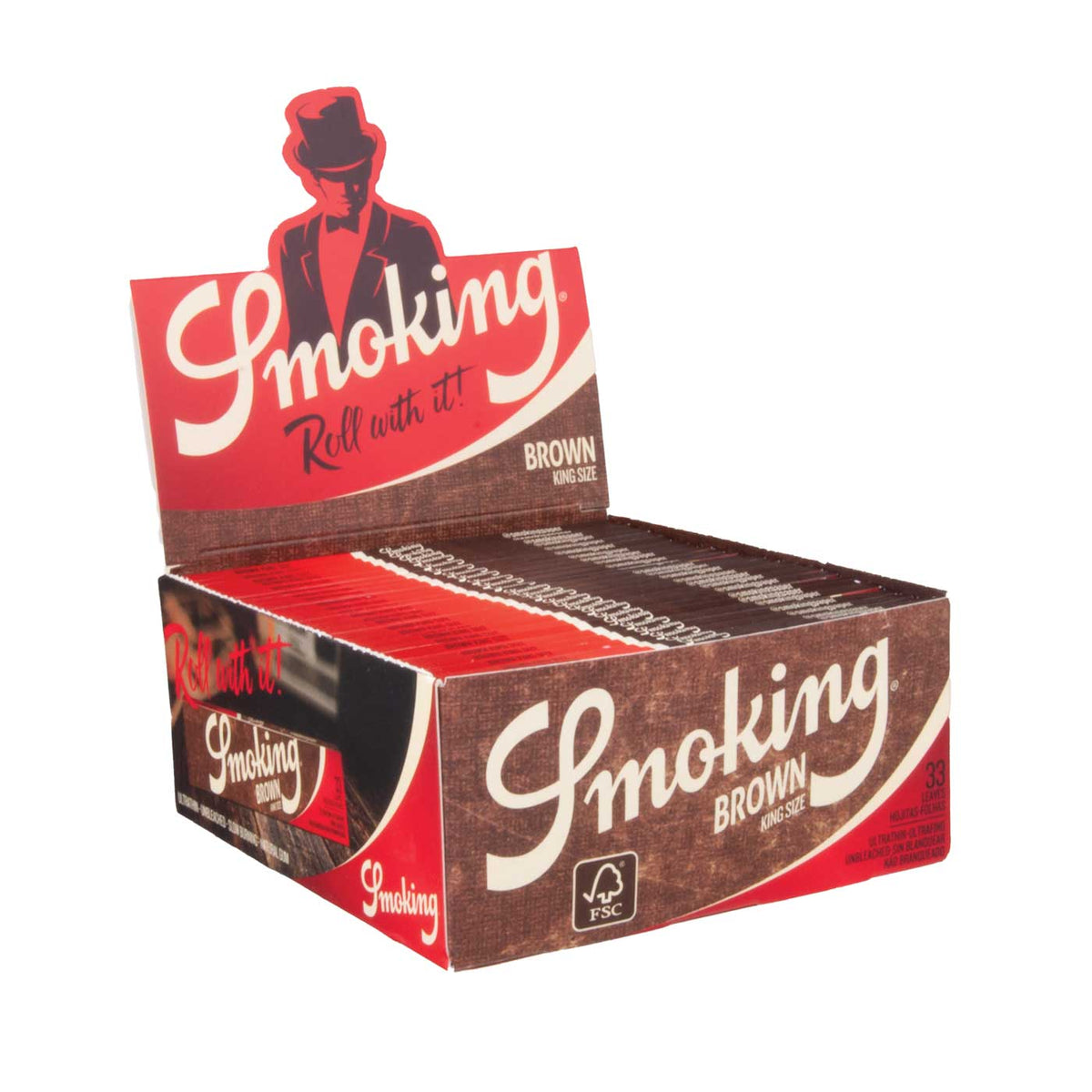 Display Spoking Display Smoking Brown King Size Slim 50 St. – dutchleaf.com