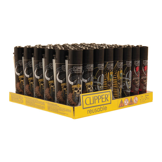 Display clipper skull 4 48pcs