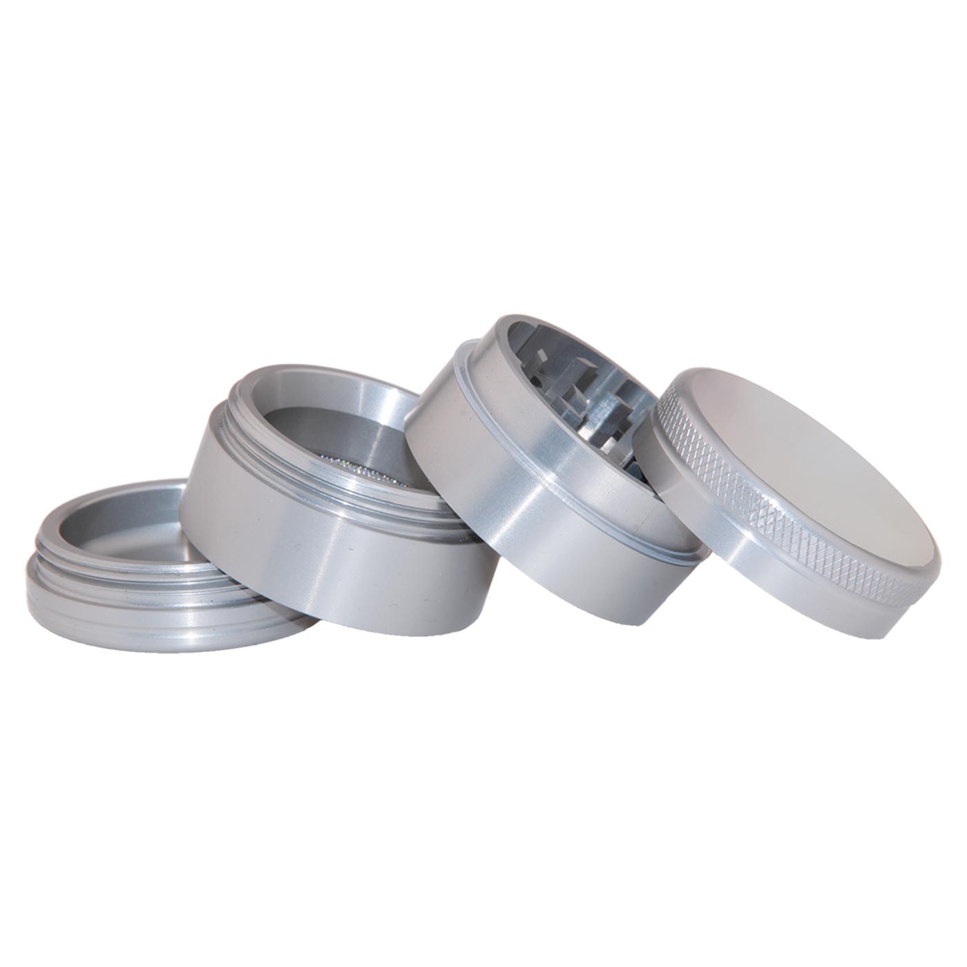 Aluminium grinder grey 4 parts 40mm