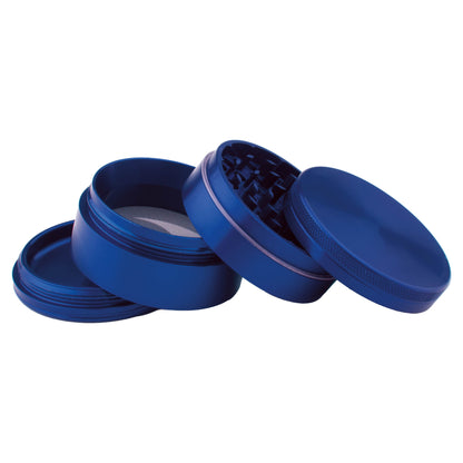 Aluminium grinder blue 4 parts 50mm