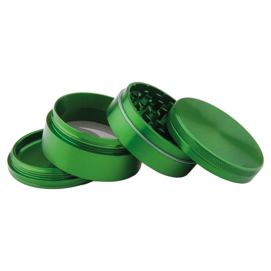 Aluminum grinder green 4 parts 50mm