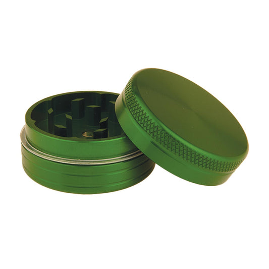 Aluminum grinder 2 parts 40 mm green