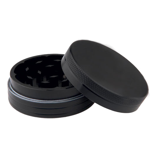 Aluminum grinder 2 parts 50 mm black