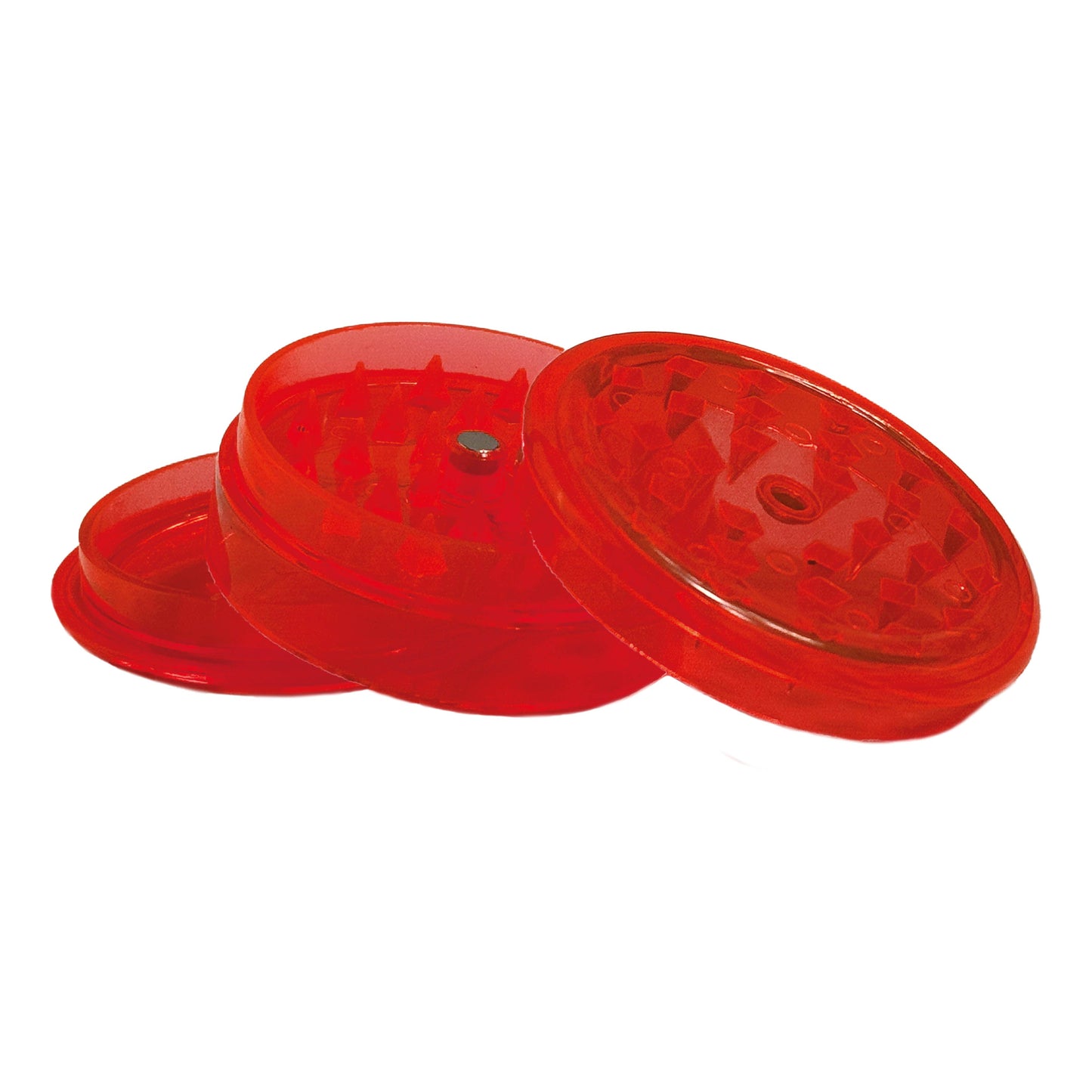 Flamez Acrylic Grinder Red 3-Parts 60 mm