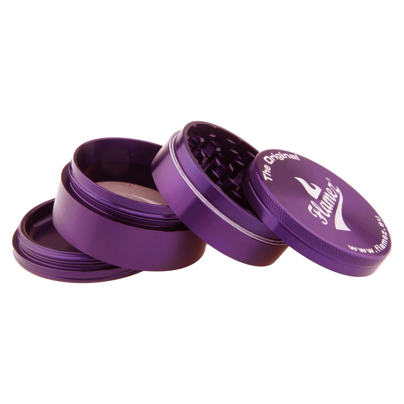 Flamez grinder 2 parts 50 mm purple