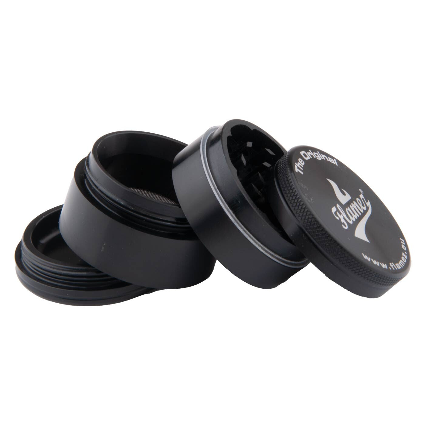 Flamez Grinder 4 Parts 50 Mm Black open