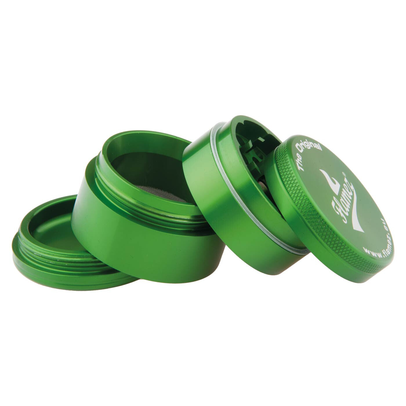 Flamez Grinder 4 Parts 50 Mm Green open