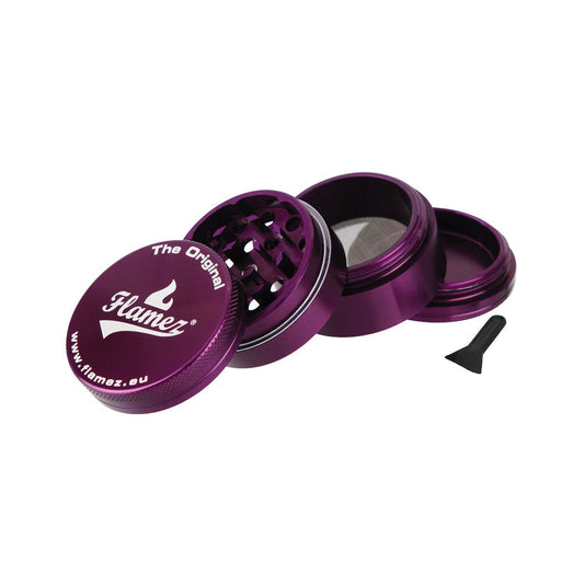 Flamez Grinder 4 Parts 50 Mm Purple