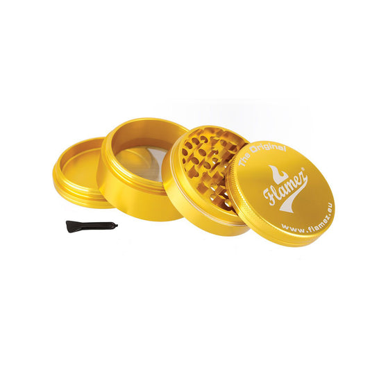 Flamez grinder 4 parts 63 mm gold