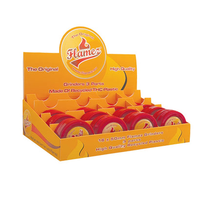 Display flamez grinders red 50mm 16pcs