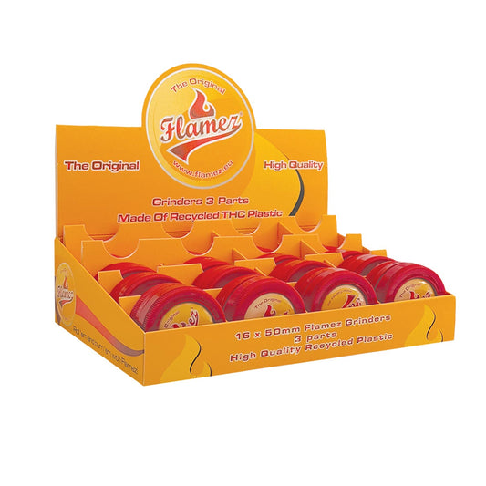 Display flamez grinders red 50mm 16pcs