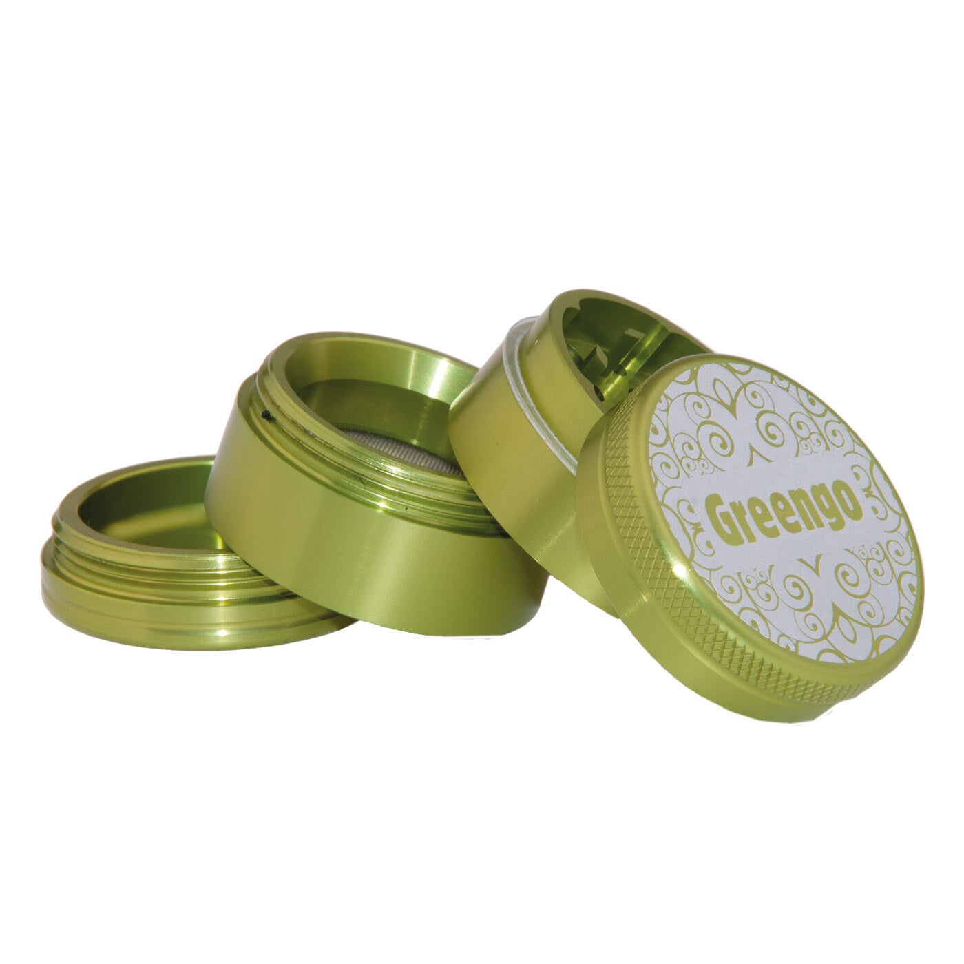 Greengo Grinder 4 Parts 40 Mm Green voorkant