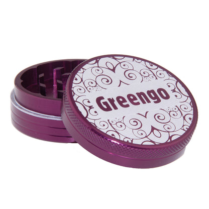 Greengo grinder 2 parts 50 mm purple