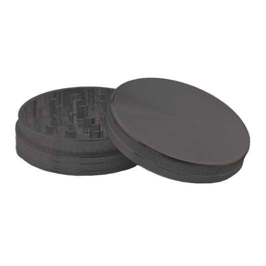 Aluminium grinder 2 parts 63 mm black