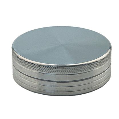 Aluminium grinder 2 parts 63 mm silver