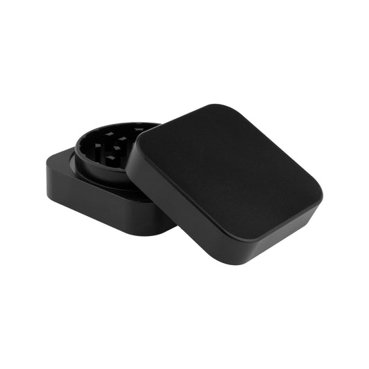 Aluminum square grinder 2 parts 55mm black