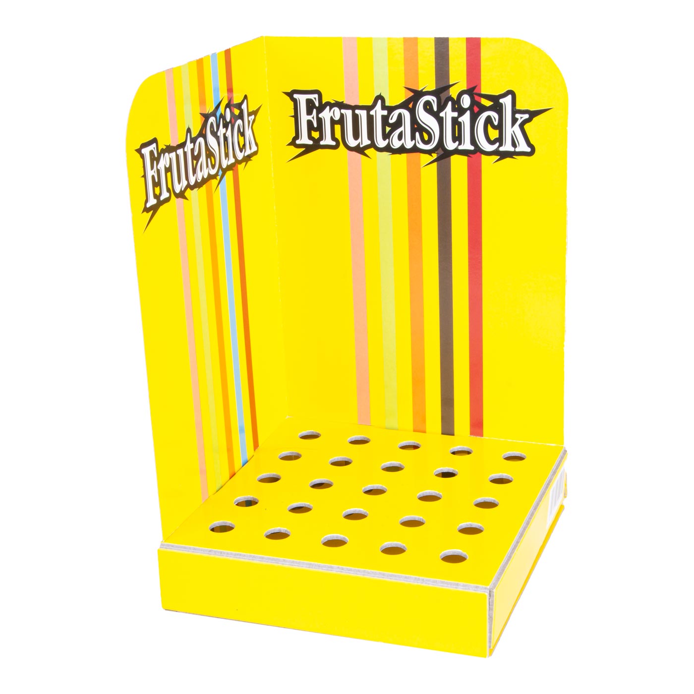 Empty fruit stick display