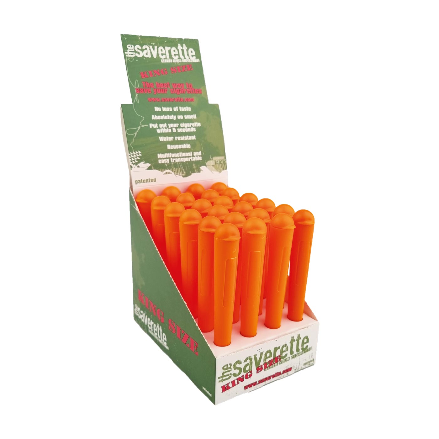 Display saverette kingsize orange 110 mm 24 pcs