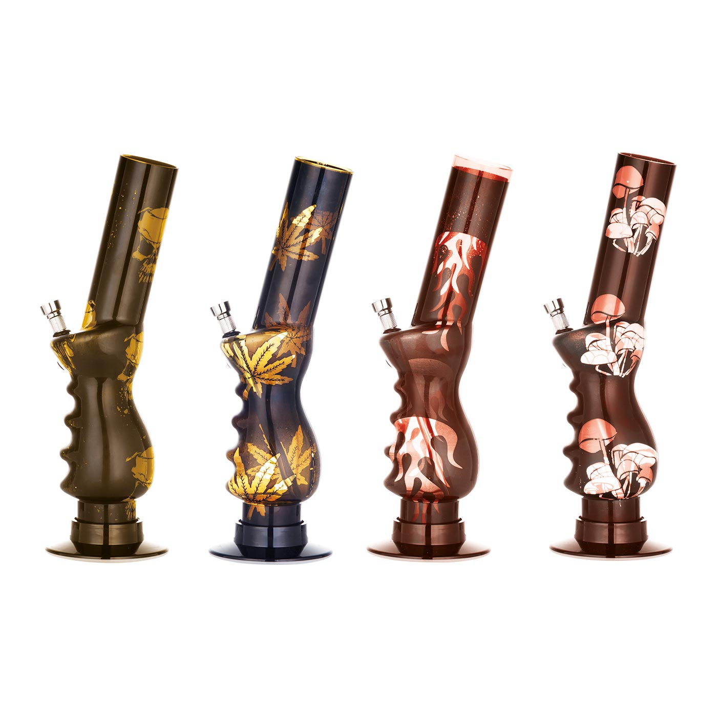 Display dreamliner acrylic bongs 31 cm 4 pcs – dutchleaf.com