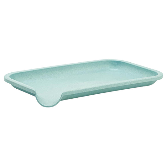 Bio-degradable rolling tray large mint green