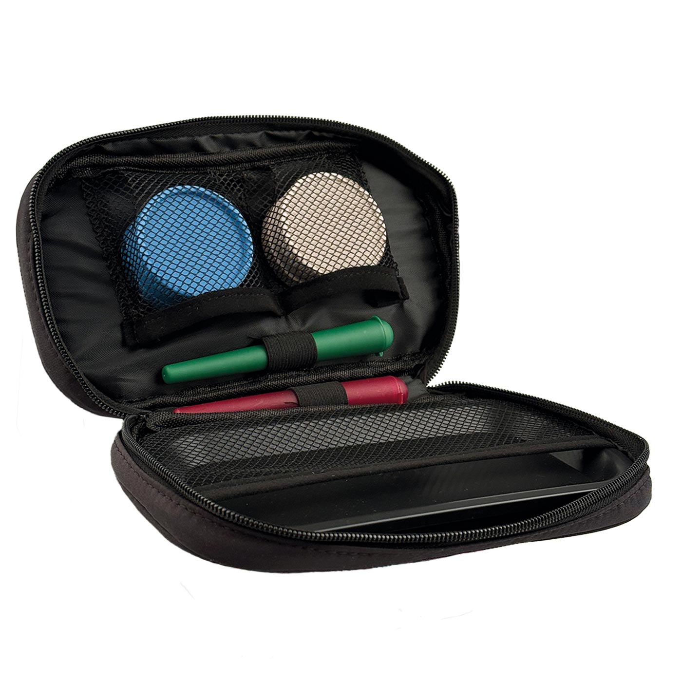 Rolling Bag Set Bio-Degradable Grinders + Tray + Stash Tubes