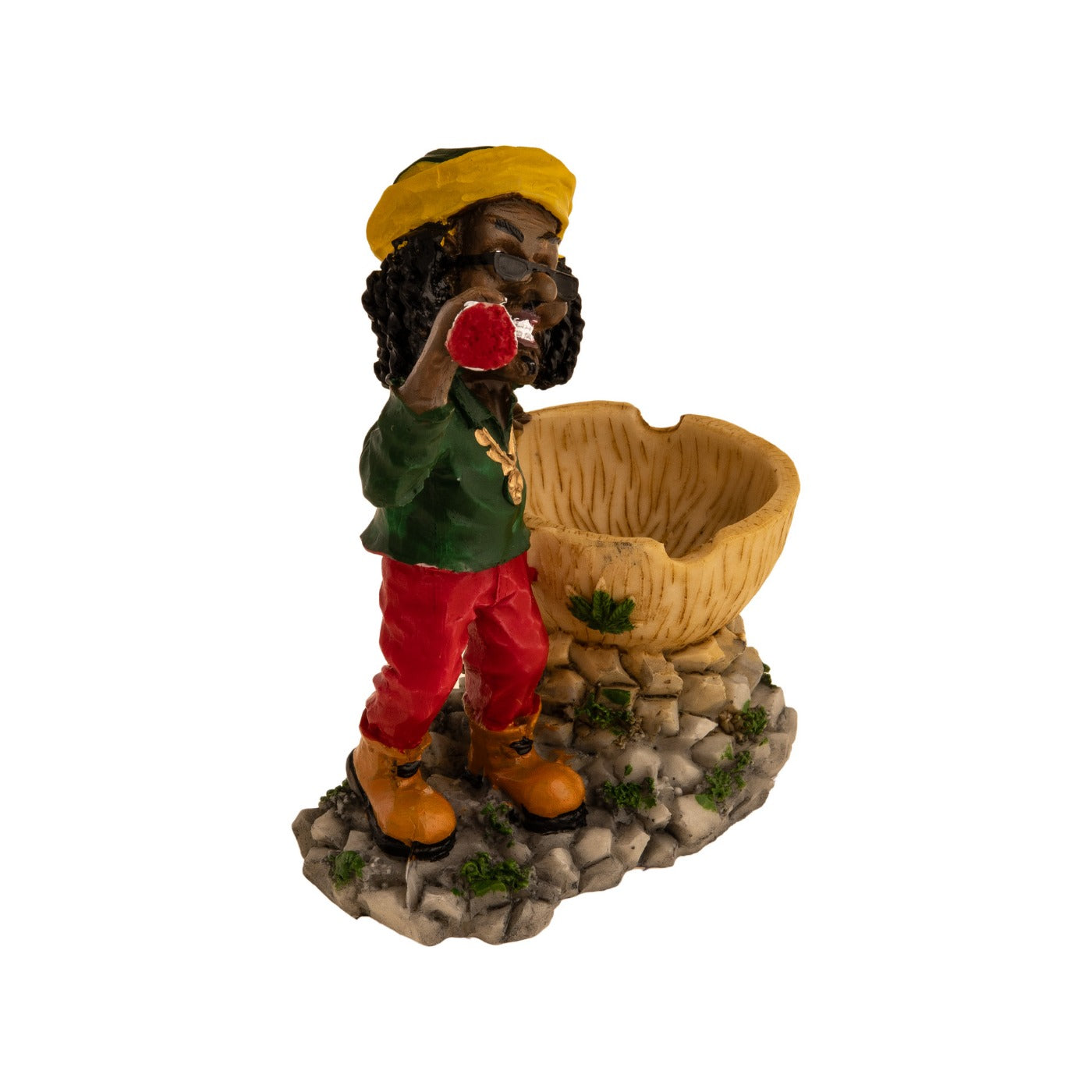 522445 - POLYRESIN_RASTA_ASHTRAY-STANDING_CUP_10CM_DETAIL1