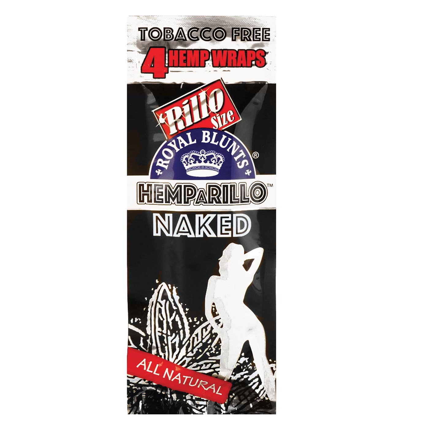 Display Hemparillo Hemp Blunts Naked 15x4 Pcs