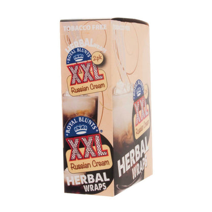 Display Hemparillo XXL Herbal Wraps Russian Cream 25x2 St.