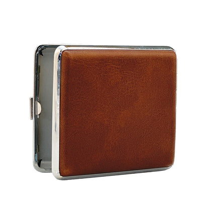 Display cigarette case leather look 12 pcs