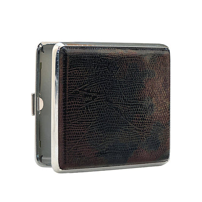 Display cigarette case leather look 12 pcs